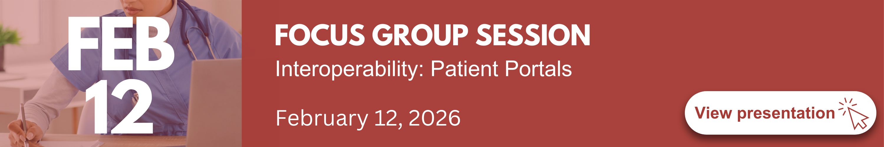 2/12 Focus Group: Patient Portals