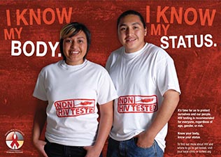 I Know My Body. I Know My Status teens poster