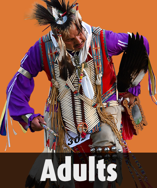 Adult in Tribal Uniform