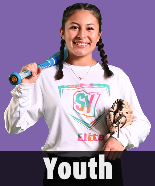 Teenage girl with a racket and glove