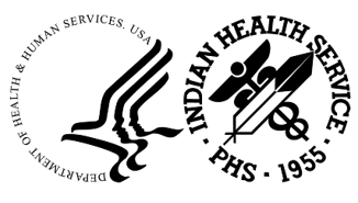 For PowerPoint presentations, the HHS logo and the IHS logo must appear side by side, with the HHS logo on the left.