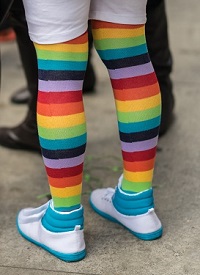 Rainbow flag leggings