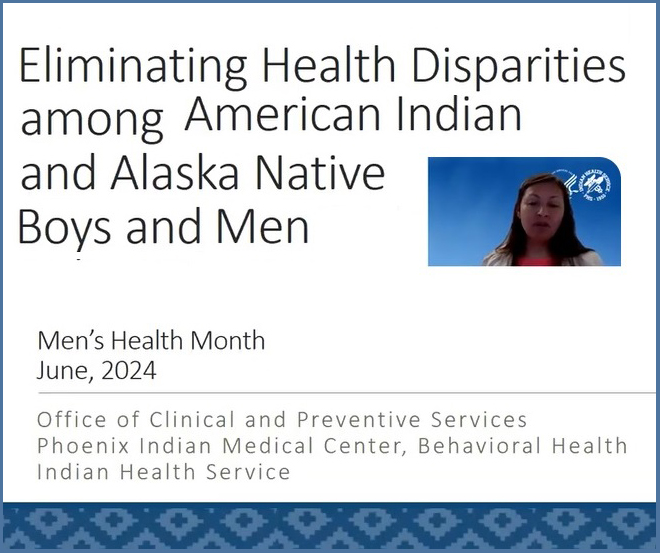 Men's Health Diisparities webinar presentation