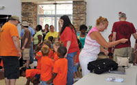 Participants at a Catawba Service Unit Health Fair.