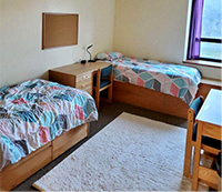 Resident bedroom at Unity Healing Center