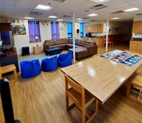 Large multipurpose room at Unity Healing Center