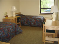 Resident room at Unity Healing Center Resident room at Unity Healing Center