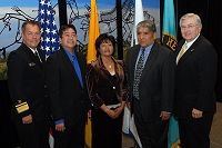 Left to Right: Dr. Charles Grim, Rufina Laate,Corrie Booqua, Jim Toya, and Robert McSwain