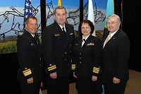 Left to Right: Dr. Charles Grim, IHS Employee, Dr. Dawn Wyllie, and Robert McSwain