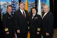 Left to Right: Dr. Charles Grim, IHS Employee, Dr. Dawn Wyllie, and Robert McSwain