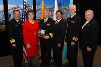 Left to Right: Dr. Charles Grim, Mary Lou Stanton, Dr. Richard Church, Chris Mandregan, Chuck North, and Robert McSwain