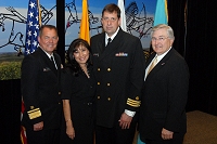 Left to Right: Dr. Charles Grimm, Martha Ketcher, Brian Berg, and Robert McSwain