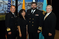 Left to Right: Dr. Charles Grimm, Martha Ketcher, George Styer, and Robert McSwain