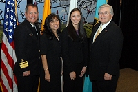 Left to Right: Dr. Charles Grimm, Martha Ketcher, Kristina Rogers, and Robert McSwain