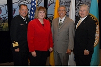 Left to Right: Dr. Charles Grim,  Holly Elliot, Don Davis, and Robert McSwain