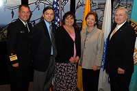 Left to Right: Dr. Charles Grim, IHS Employee, IHS Employee, IHS Employee, and Robert McSwain