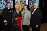 Left to Right: Dr. Charles Grim, IHS Employee, IHS Employee, and Robert McSwain