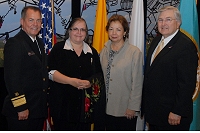 Left to Right: Dr. Charles Grim, IHS Employee, IHS Employee, and Robert McSwain