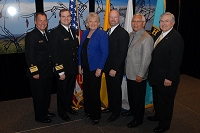 Left to Right: Dr. Charles Grim, Bradley Bishop, Jimmie Strock, Richard Clifton, George Bearpaw, and Robert McSwain