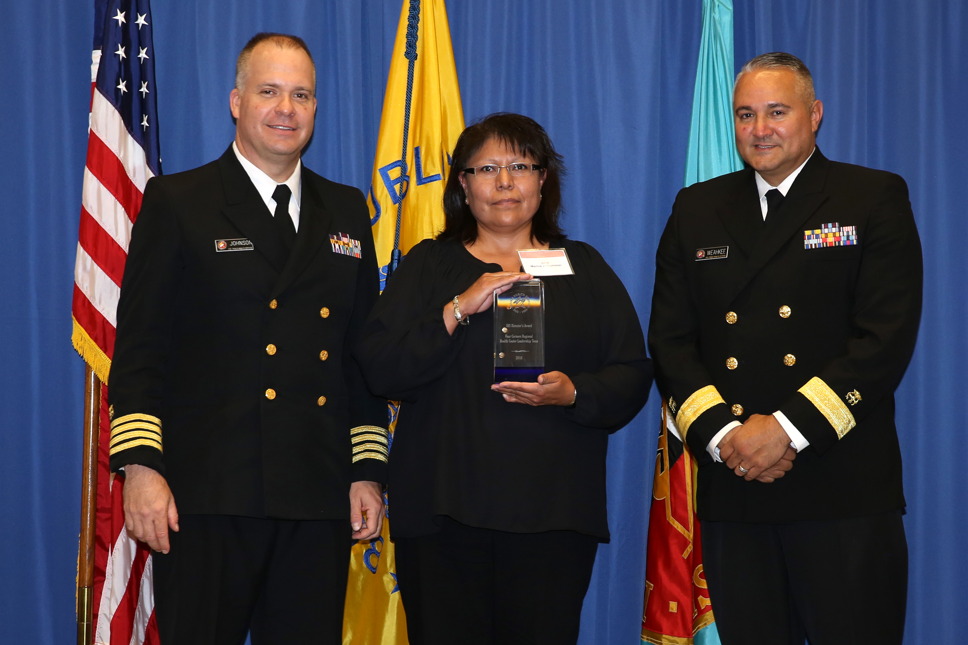 2016 Director's Award - Team - Mariva J. Plummer on behalf of Four Corners Regional Health Center Leadership Team (Navajo)