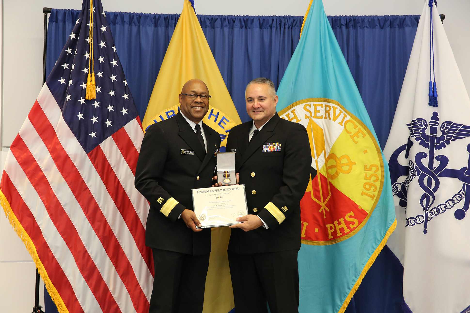 2017 Commissioned Corps - Distinguished Service Medal - RADM Randall Gardner (HQ)
