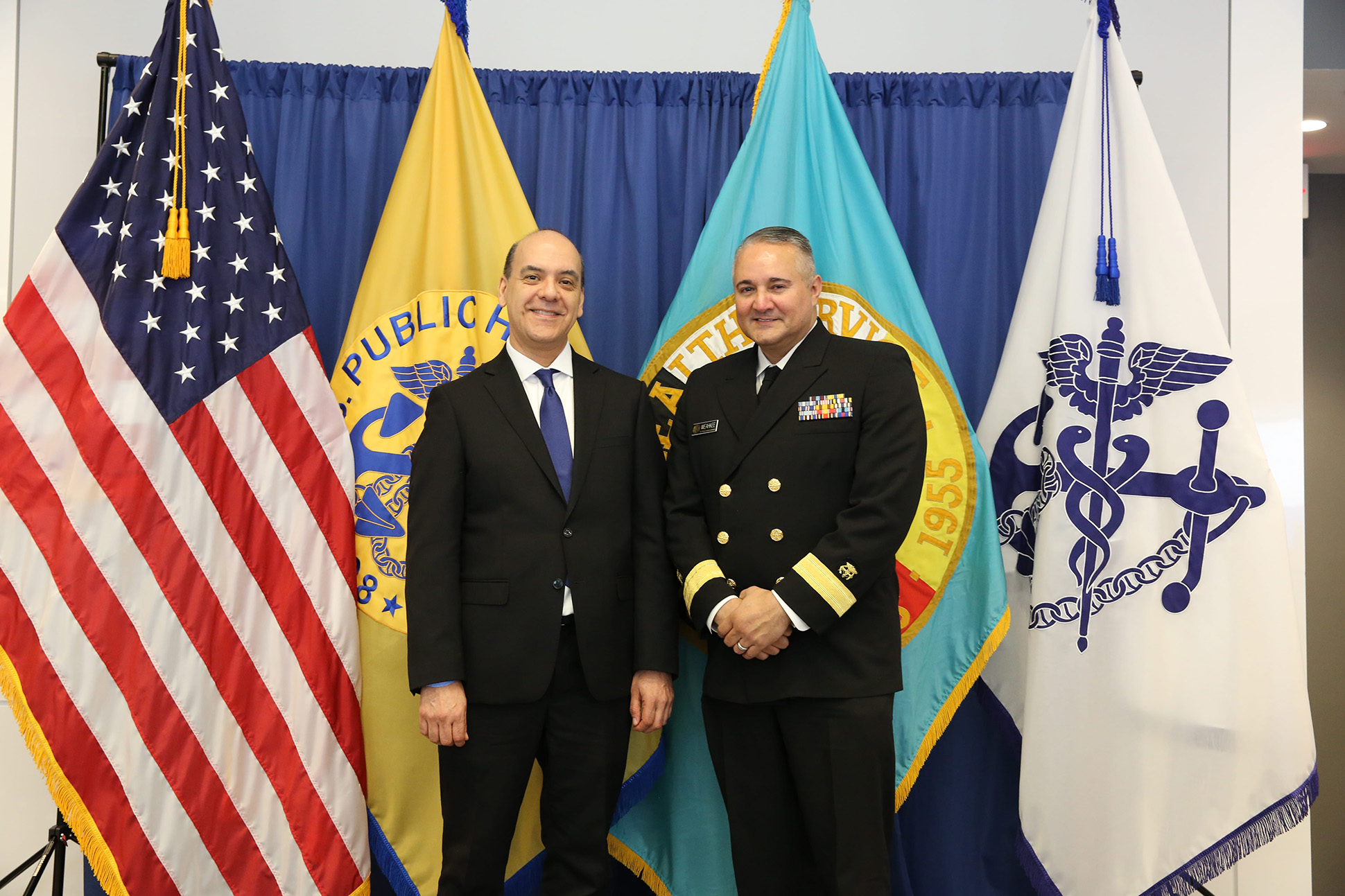 Group Photos - Gary Mosier and RADM Michael Weahkee