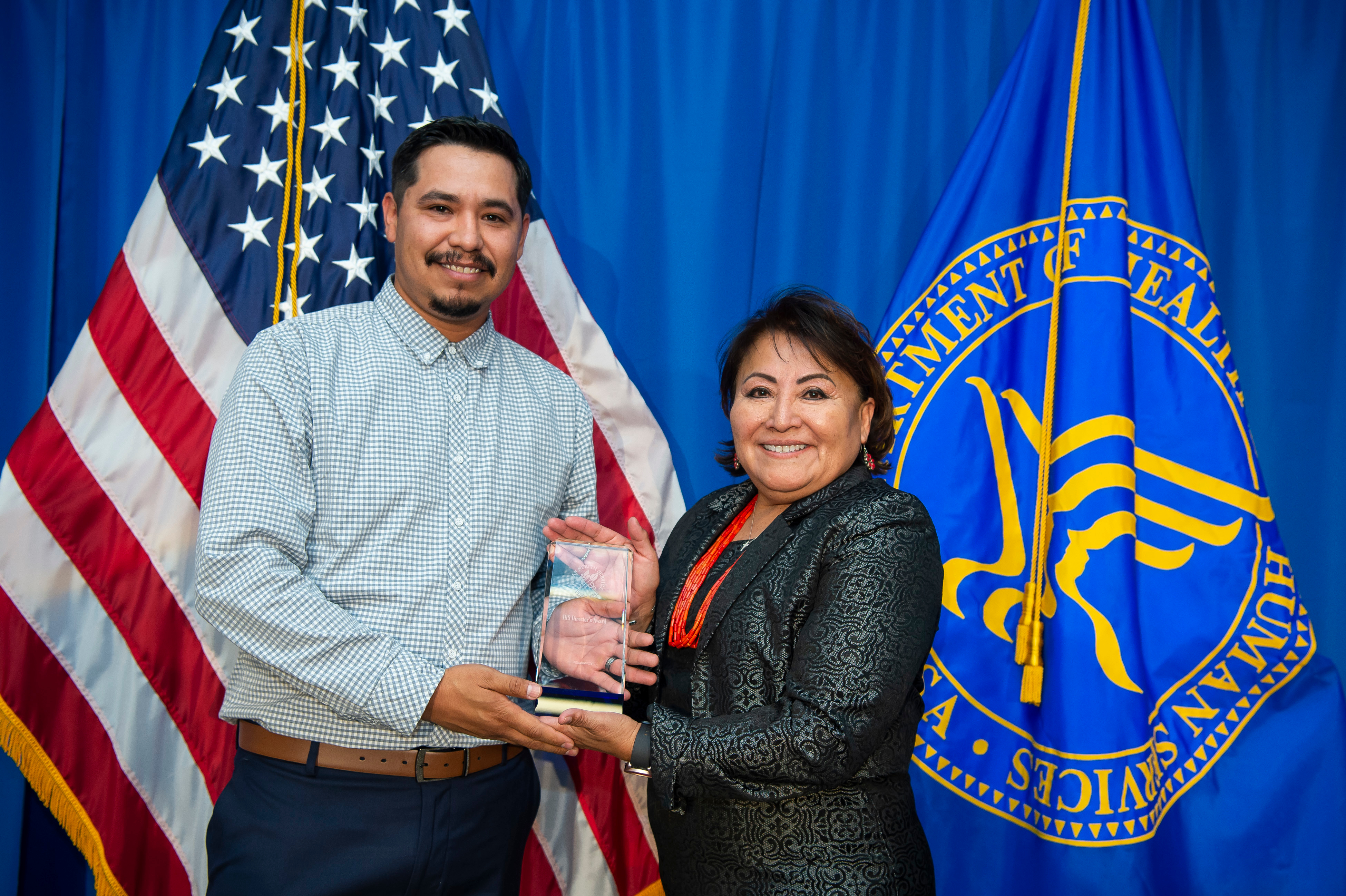 Pandemic Heroism - Team Category - Benjamin Chavez receiving on behalf of National Supply Service Center Distribution Center (Oklahoma City )