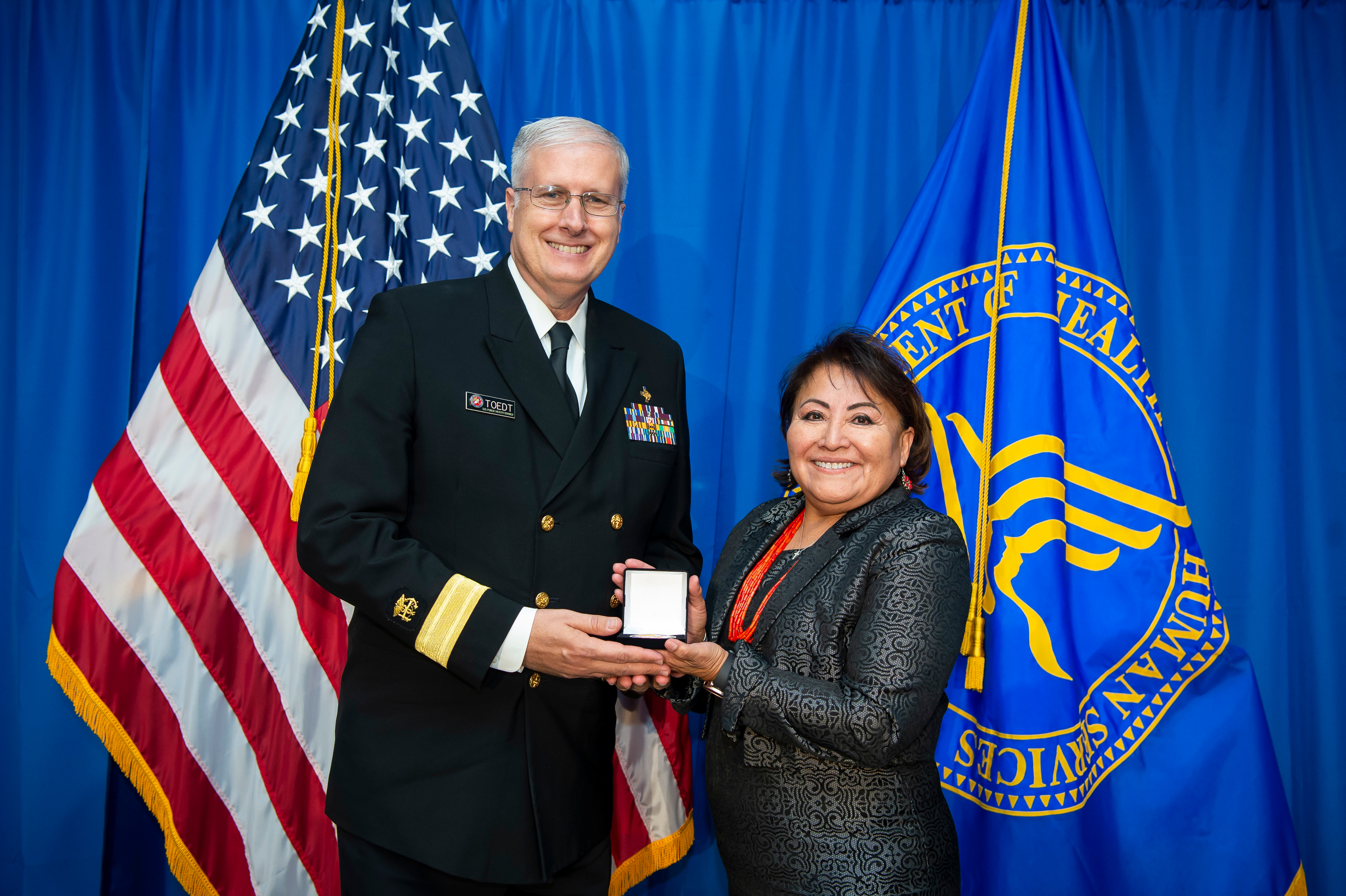 Commissioned Corps Distinguished Service Medal - RADM Michael Toedt (Headquarters)