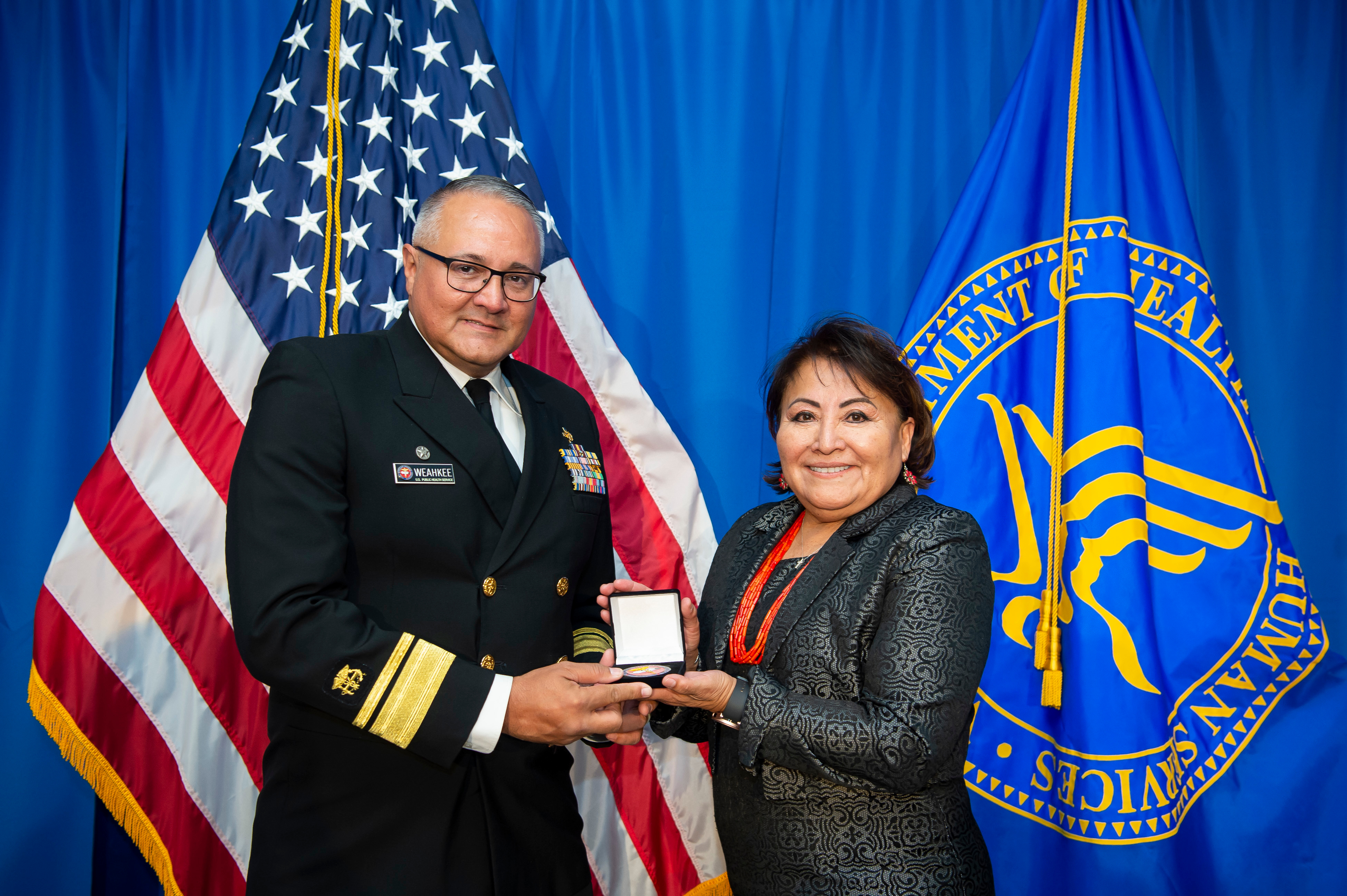 Commissioned Corps Distinguished Service Medal - RADM Michael Weahkee (Headquarters)