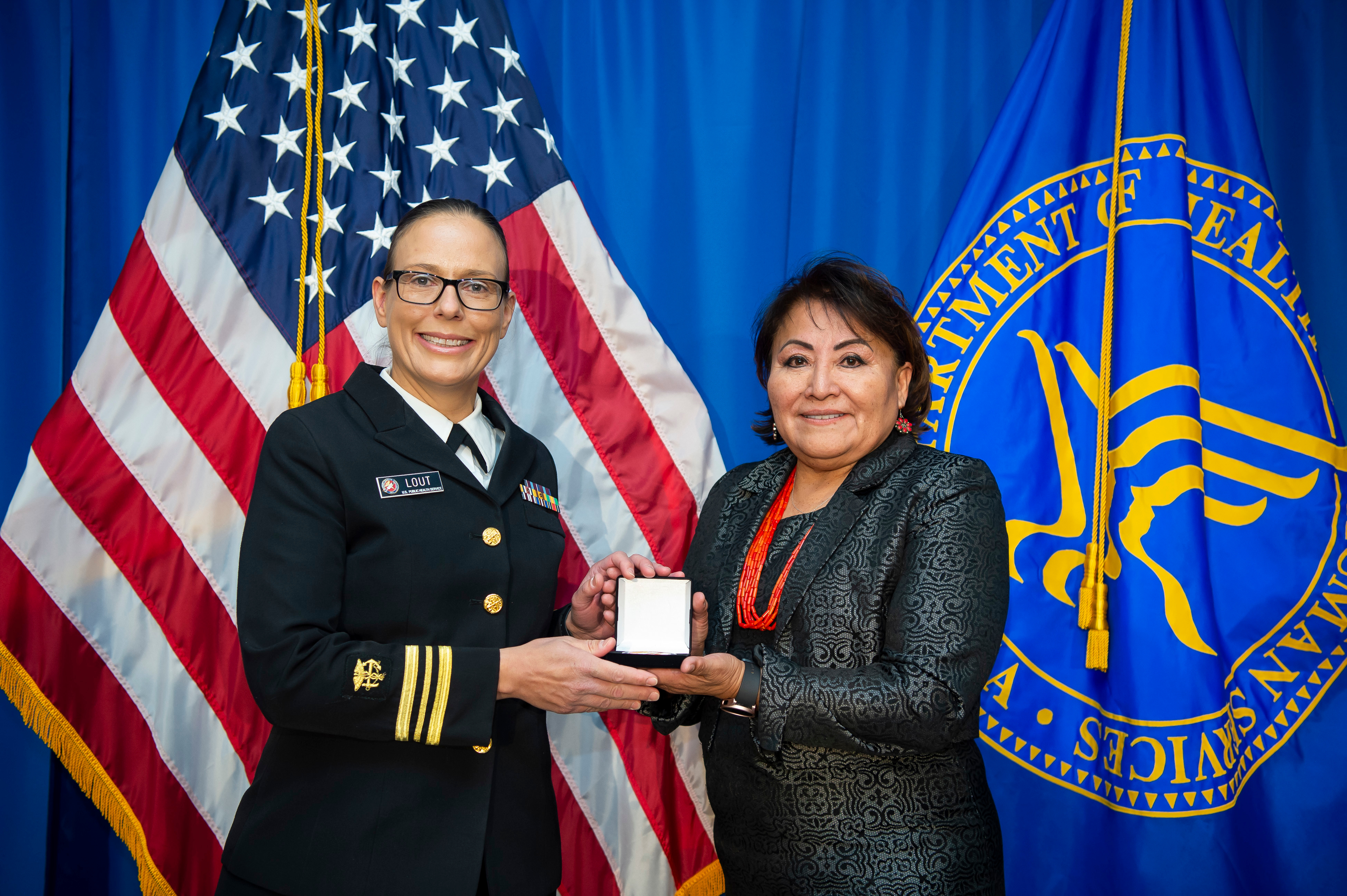 Commissioned Corps Outstanding Service Medal  - CDR Sara Lout (Great Plains)