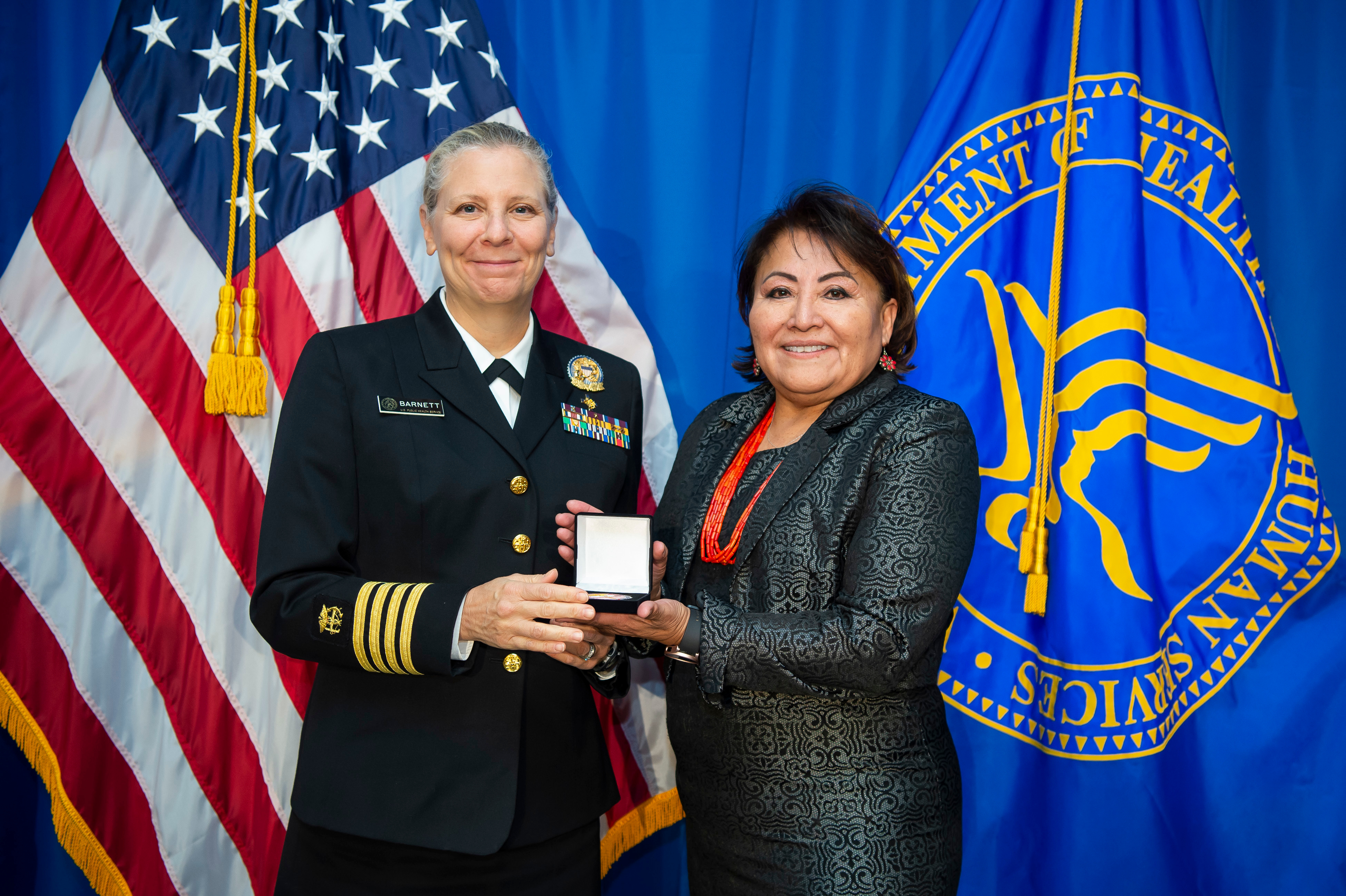 Commissioned Corps Outstanding Service Medal  - CAPT Francine Barnett (Headquarters)