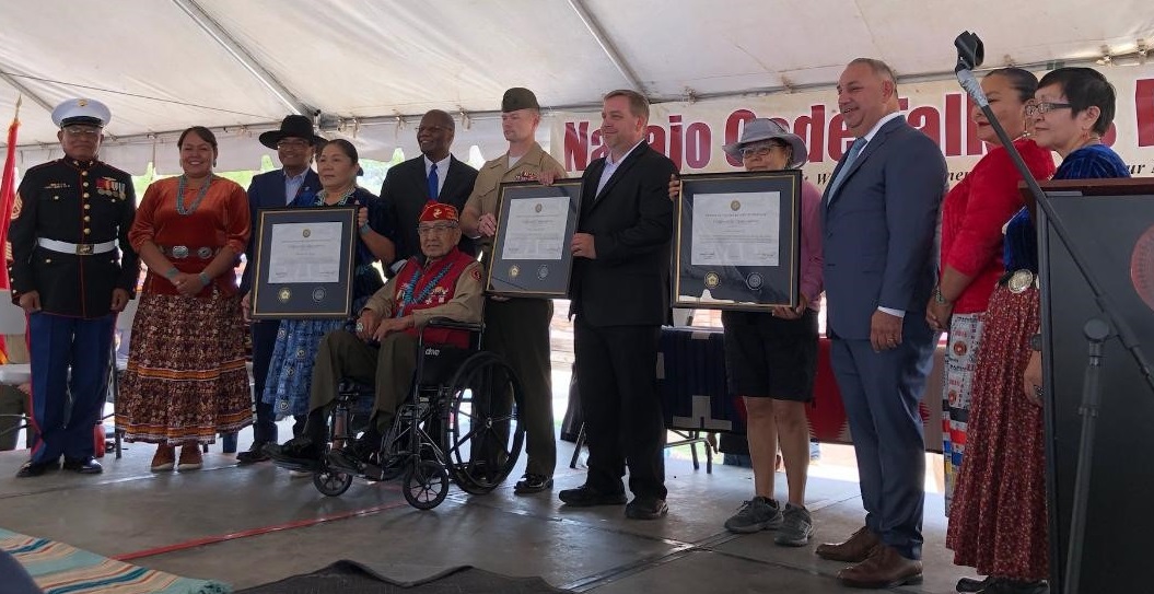 Peter MacDonald, 94-year-old Navajo code talker and former chairman of the Navajo Nation