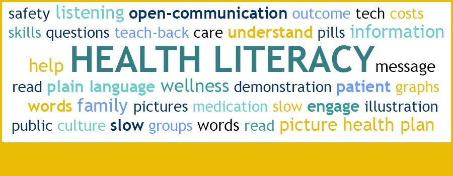 October is National Health Literacy Month