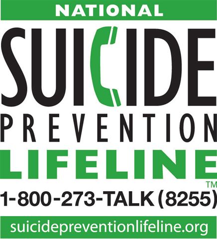 National SUicide Prevention Lifeline Logo