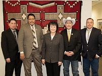 Thumbnail - clicking will open full size image - Dr. Roubideaux with the Crow Tribe
