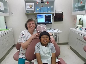 Dr. Marybeth Johnson is a pediatric dentist at the Hopi Health Care Center.