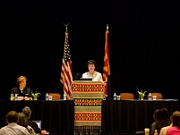 Thumbnail - clicking will open full size image - National Combined Councils opening remarks from Dr. Roubideaux