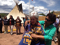 Thumbnail - clicking will open full size image - Secretary Sebelius honored at Department of Behavioral Health Services