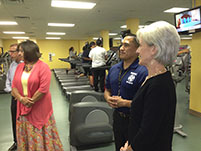 Thumbnail - clicking will open full size image - Secretary Sebelius at Navajo SDPI Wellness Center