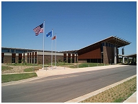 Thumbnail - clicking will open full size image - The front entrance to Little Axe Health Clinic