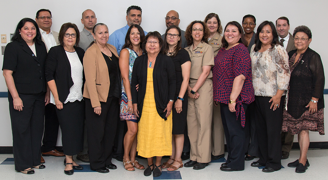 Indian Health Service and Veterans Affairs representatives at Phoenix Indian Medical Center.