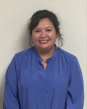 Tobianne Aguilera, a member of the Rosebud Sioux Tribe, works at the Patient Registration desk at Rosebud Hospital.