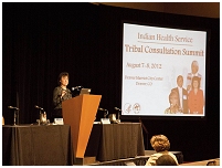 Thumbnail - clicking will open full size image - IHS Tribal Consultation Summit August 2012