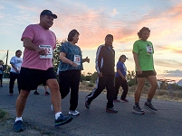 Thumbnail - clicking will open full size image - Running in Beauty for a Stronger Healthier Navajo Nation Event, July 2014