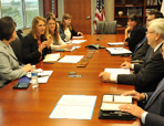 Thumbnail - clicking will open full size image - U.S. Department of Health and Human Services Secretary Sylvia Burwell at IHS Headquarters, July 2014