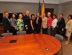 Thumbnail - clicking will open full size image - U.S. Department of Health and Human Services Secretary Sylvia Burwell at IHS Headquarters, July 2014