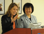 Thumbnail - clicking will open full size image - U.S. Department of Health and Human Services Secretary Sylvia Burwell at IHS Headquarters, July 2014