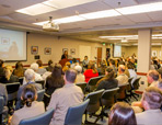 Thumbnail - clicking will open full size image - U.S. Department of Health and Human Services Secretary Sylvia Burwell at IHS Headquarters, July 2014