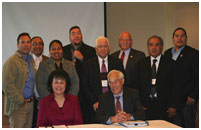 Thumbnail - clicking will open full size image - Dr. Roubideaux and Dr. Berwick with STAC members