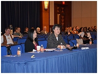 Thumbnail - clicking will open full size image - Nashville Area Director, Martha Ketcher, and Dr. Roubideaux at USET Board of Directors Meeting